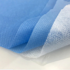 Medical Blue Disposable SMS Gown Material For Scrub Suit Mask