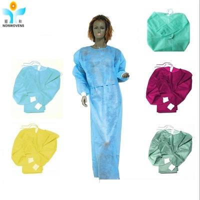 115*137cm Non Woven Disposable Isolation Gowns With CE Certificates