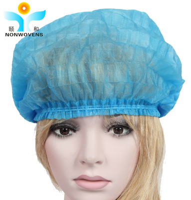 Disposable Non Woven Doctor Pp Bouffant Cap Hair Cover For Restaurant