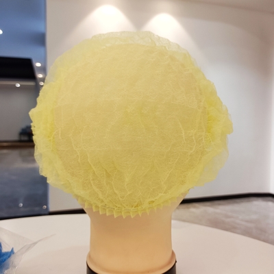 Hair Cover Disposable Bouffant Caps PP Non Woven Fabric For Food Industry